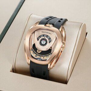 Tsar Bomba Chivalry Automatic Watch Interchangeable Color Gold Tone Black
